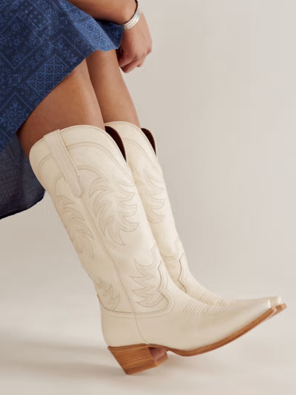 Tecovas Annie *Wide Calf* Boot in Bone